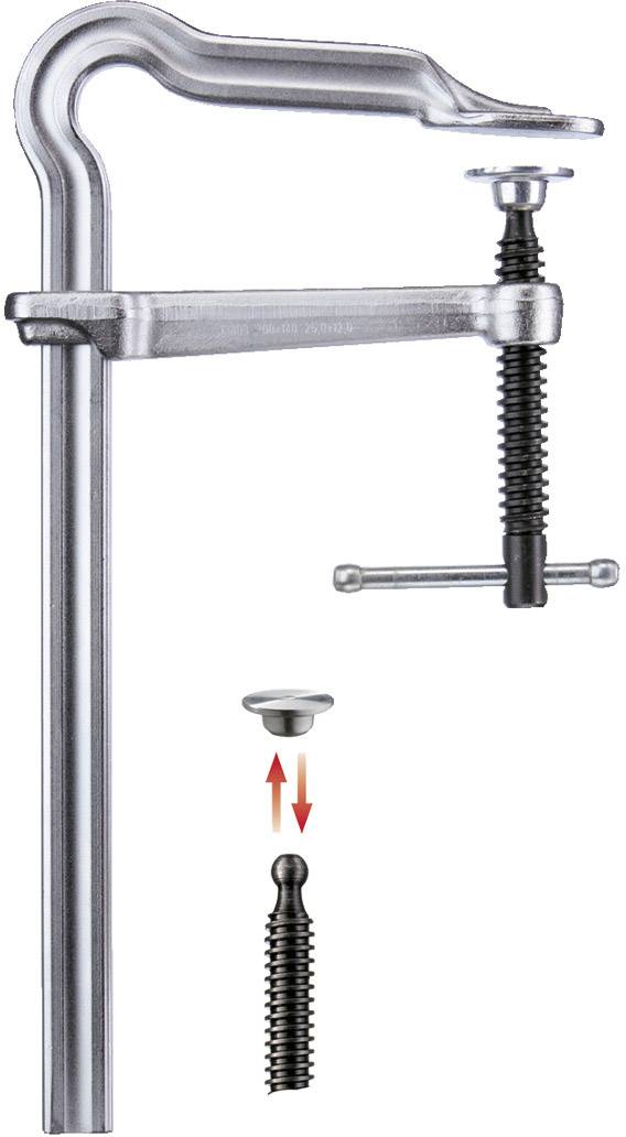 Bessey OMEGA-Schraubzwinge GMZ-K 200/100 GM20ZK Spann-Weite (max.):200 mm Ausladungs-Maße:100 mm