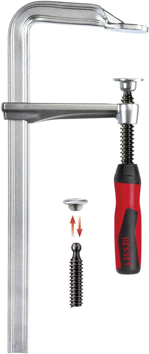 Bessey Ganzstahl-Schraubzwinge GZ-2K 400/80 GZ40-8-2K Spann-Weite (max.):400 mm Ausladungs-Maße:80