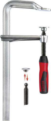 Bessey Ganzstahl-Schraubzwinge GZ-2K 500/120 GZ50-12-2K Spann-Weite (max.):500 mm Ausladungs-Maße:1