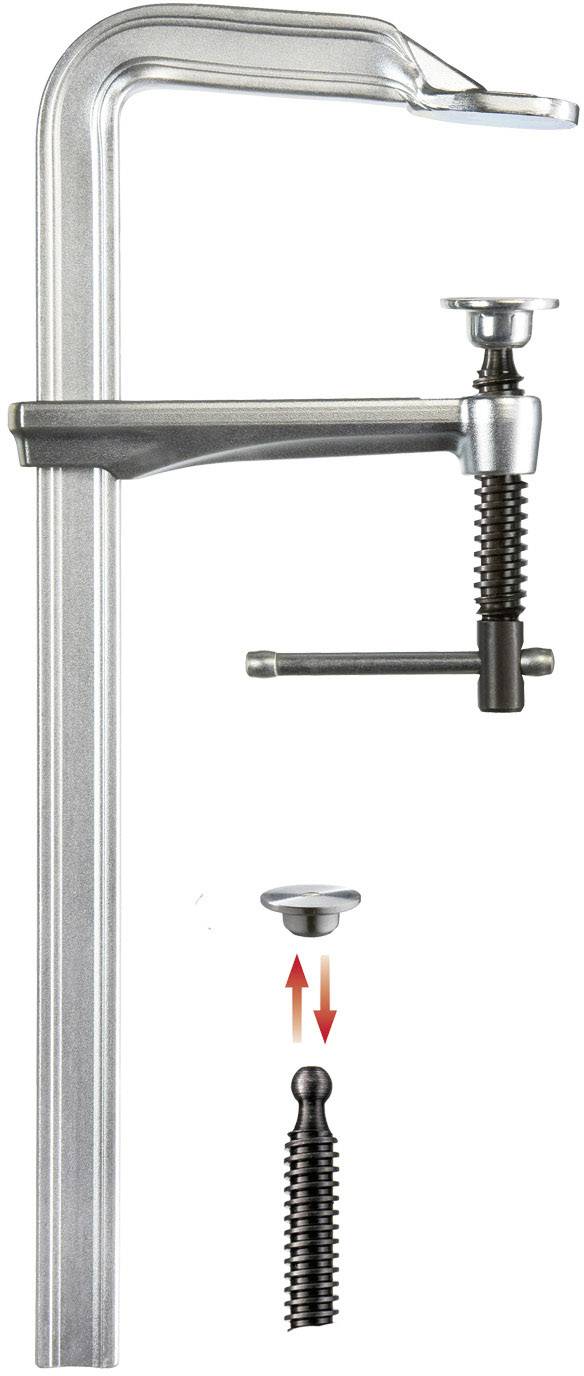 Bessey Ganzstahl-Schraubzwinge GZ-K 300/140 GZ30K Spann-Weite (max.):300 mm Ausladungs-Maße:140 mm
