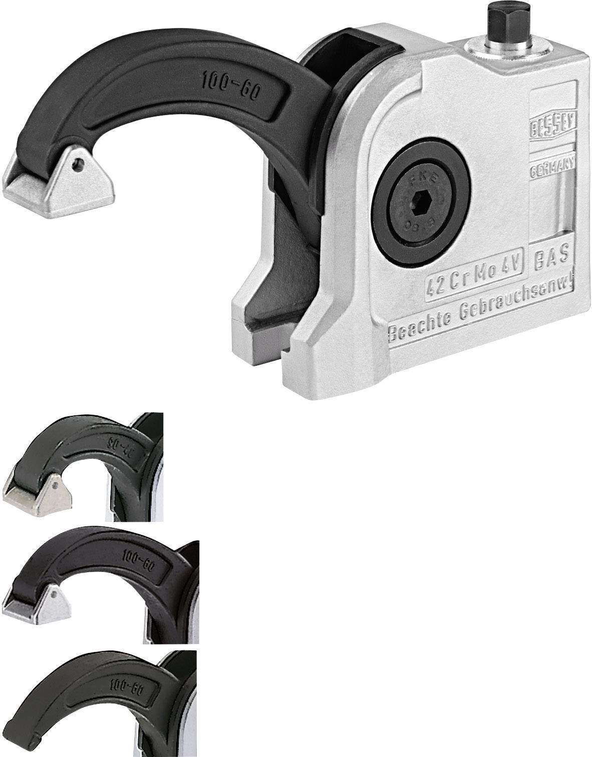 Kabelpratzen aus Stahl, schwarz lackiert, in verschiedenen Größen. Einsetzbar für Kabeldurchmesser von 110 bis 160 mm.