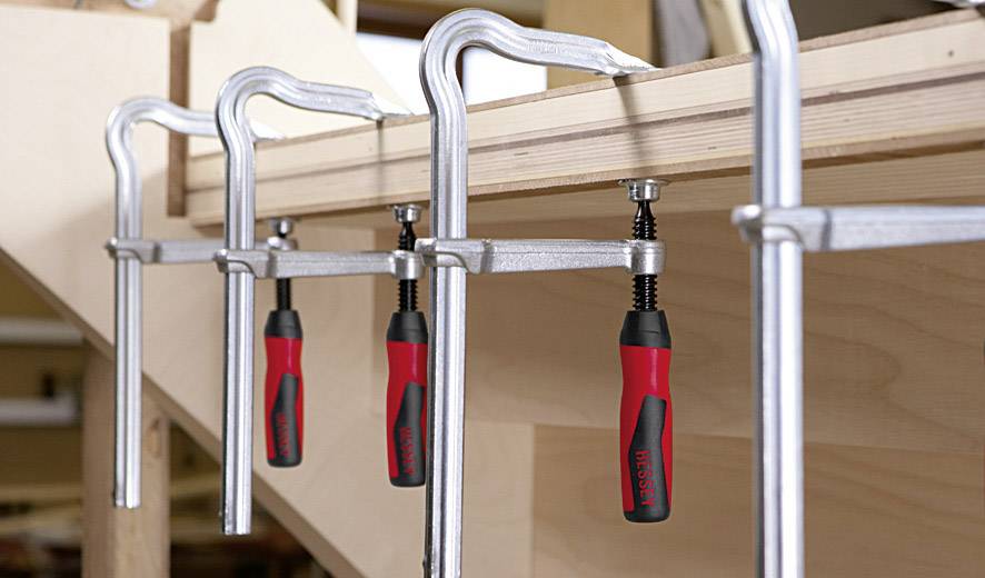 Bessey 2-Komponenten-Kunststoffgriff inkl. wechselbarer Druckplatte (TG, Ausladung 140-175mm / TGK / ≥GZ30 / ≥GM30Z) 3101187