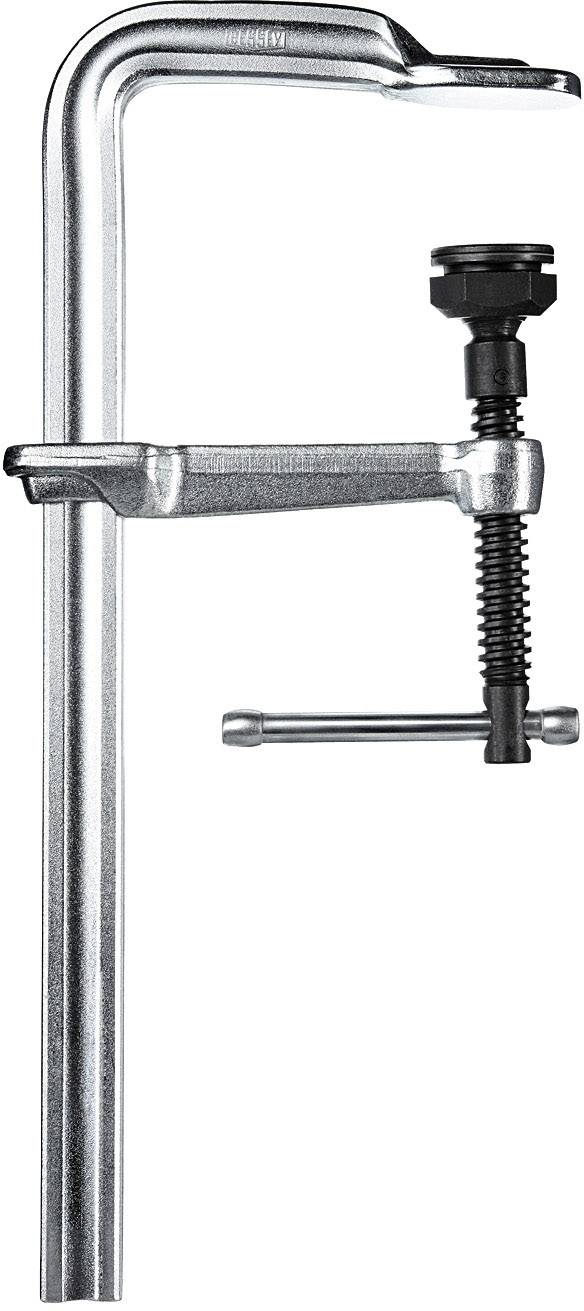 Metallzwinge mit Schraubmechanismus, geeignet zum Fixieren von Werkstücken bei Arbeiten.