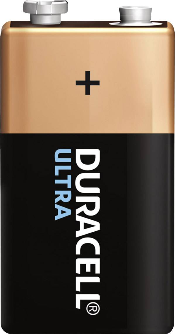 Duracell Ultra 6LR61 9V Block-Batterie Alkali-Mangan 9V 1St.