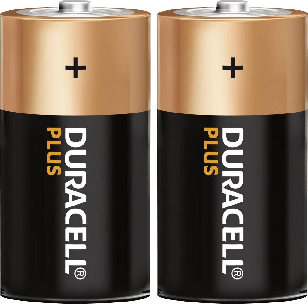 Duracell Plus LR20 Mono (D)-Batterie Alkali-Mangan 1.5V 2St.