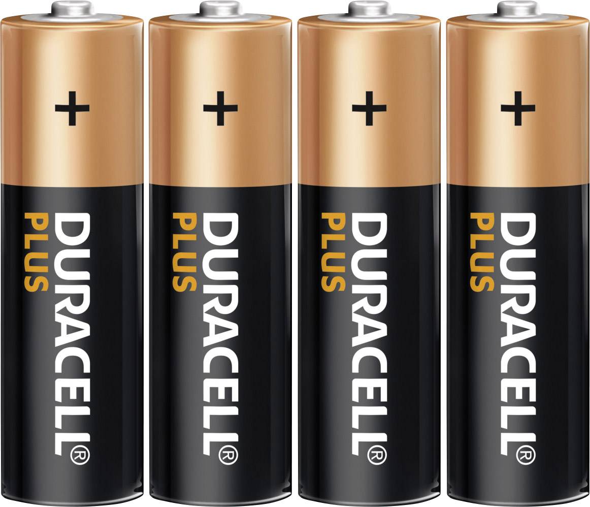 Duracell Plus Power LR06 Mignon (AA)-Batterie Alkali-Mangan 1.5 V 4 St.