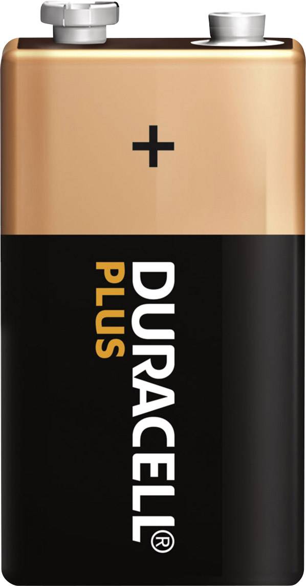Duracell Plus 6LR61 9 V Block-Batterie Alkali-Mangan 9 V 1 St.