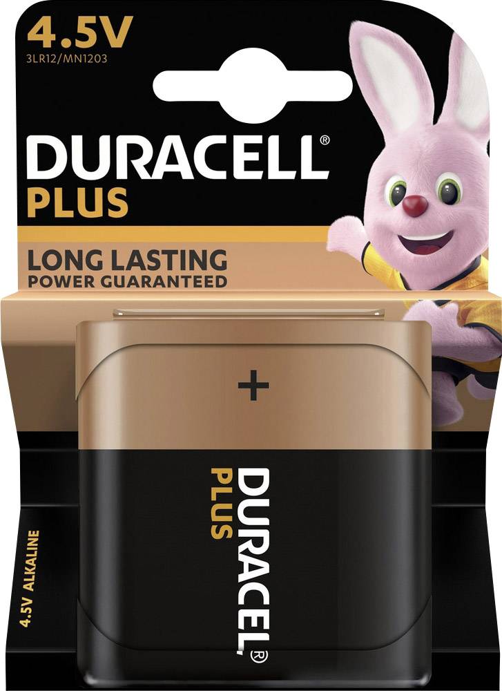 Duracell Plus 3LR12 Flach-Batterie Alkali-Mangan 4.5 V 1 St.