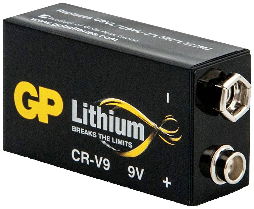 GP GPCR9VSTD565C1 9 V Block-Batterie Lithium 800 mAh 9 V 1 St.