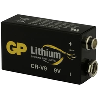GP GPCR9VSTD565C1 9V Block-Batterie Lithium 800 mAh 9V 1St. GP GPCR9VSTD565C1 9V Block-Batterie Lithium 800 mAh 9V 1St.