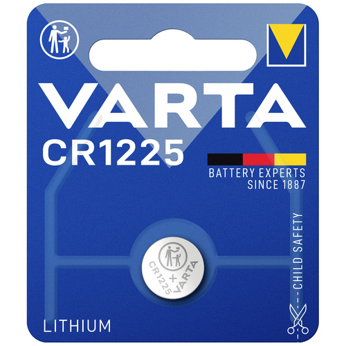 Varta Knopfzelle CR 1225 3V 1 St. 48 mAh Lithium LITHIUM Coin CR1225 Bli 1