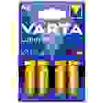 Varta LONGLIFE AA Bli 4 Mignon (AA)-Batterie Alkali-Mangan 2800 mAh 1.5V 4St.