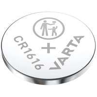 Varta Knopfzelle CR 1616 3 V 1 St. 55 mAh Lithium LITHIUM Coin CR1616 Bli 1 Varta Knopfzelle CR 1616 3 V 1 St. 55 mAh Lithium LITHIUM Coin CR1616 Bli 1