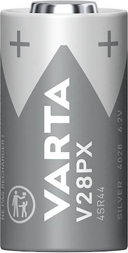 Varta SILVER Cylindr.V28PX/4SR44 Bl1 Fotobatterie 4SR44 Silberoxid 145 mAh 6.2 V 1 St.