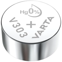 Varta Knopfzelle 303 1.55V 1 St. 160 mAh Silberoxid SILVER Coin V303/SR44 NaBli 1 Varta Knopfzelle 303 1.55V 1 St. 160 mAh Silberoxid SILVER Coin V303/SR44 NaBli 1