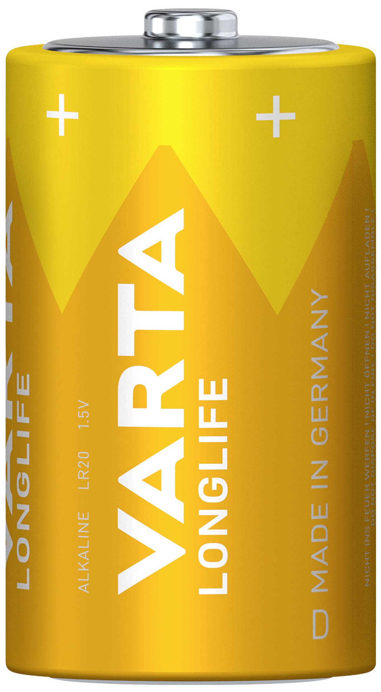 Varta LONGLIFE D Folie 6 Mono (D)-Batterie Alkali-Mangan 15800 mAh 1.5V 6St.