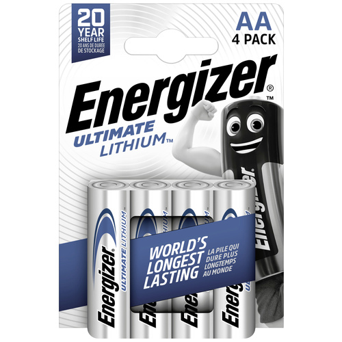 Energizer Ultimate FR6 Pile LR6 (AA) lithium 3000 mAh 1.5 V 4 pc(s)