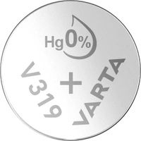 Varta Knopfzelle 319 1.55V 21 mAh Silberoxid SILVER Coin V319/SR64 NaBli 1 Varta Knopfzelle 319 1.55V 21 mAh Silberoxid SILVER Coin V319/SR64 NaBli 1
