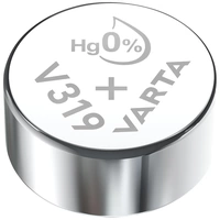 Varta Knopfzelle 319 1.55V 21 mAh Silberoxid SILVER Coin V319/SR64 NaBli 1 Varta Knopfzelle 319 1.55V 21 mAh Silberoxid SILVER Coin V319/SR64 NaBli 1