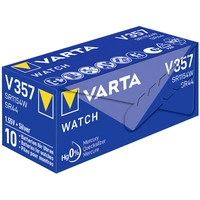 Varta Knopfzelle 357 1.55V 143 mAh Silberoxid SILVER Coin V357/SR44 NaBli 1 Varta Knopfzelle 357 1.55V 143 mAh Silberoxid SILVER Coin V357/SR44 NaBli 1
