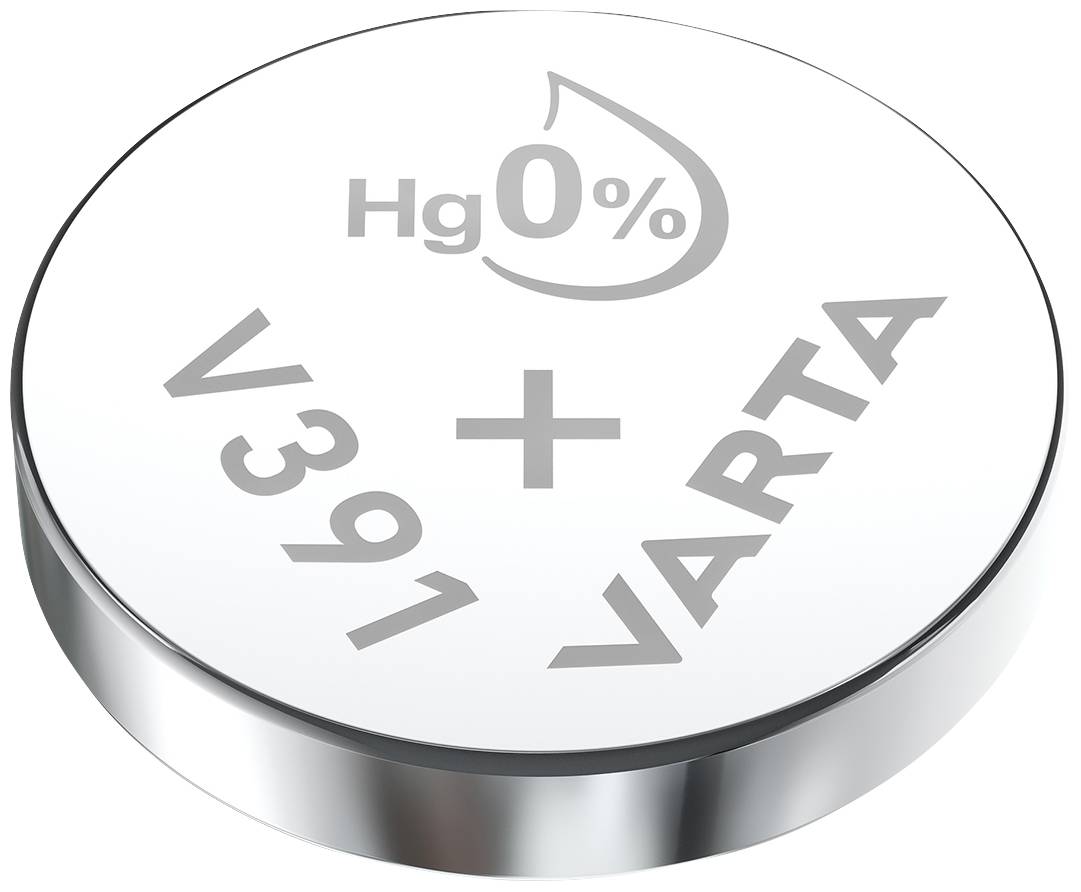Varta Knopfzelle 391 1.55V 42 mAh Silberoxid SILVER Coin V391/SR55 NaBli 1