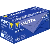 Varta Knopfzelle 397 1.55V 23 mAh Silberoxid SILVER Coin V397/SR59 NaBli 1 Varta Knopfzelle 397 1.55V 23 mAh Silberoxid SILVER Coin V397/SR59 NaBli 1