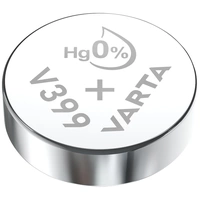 Varta Knopfzelle 399 1.55V 42 mAh Silberoxid SILVER Coin V399/SR57 NaBli 1 Varta Knopfzelle 399 1.55V 42 mAh Silberoxid SILVER Coin V399/SR57 NaBli 1