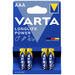 Varta LONGLIFE Power AAA Bli 4 Micro (AAA)-Batterie Alkali-Mangan 1.5V 4St.