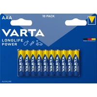 Varta LONGLIFE Power AAA Bli 10 Micro (AAA)-Batterie Alkali-Mangan 1.5V 10St. Varta LONGLIFE Power AAA Bli 10 Micro (AAA)-Batterie Alkali-Mangan 1.5V 10St.