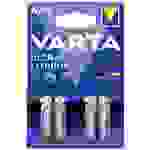 Varta LITHIUM AAA Bli 4 Micro (AAA)-Batterie Lithium 1100 mAh 1.5V 4St.