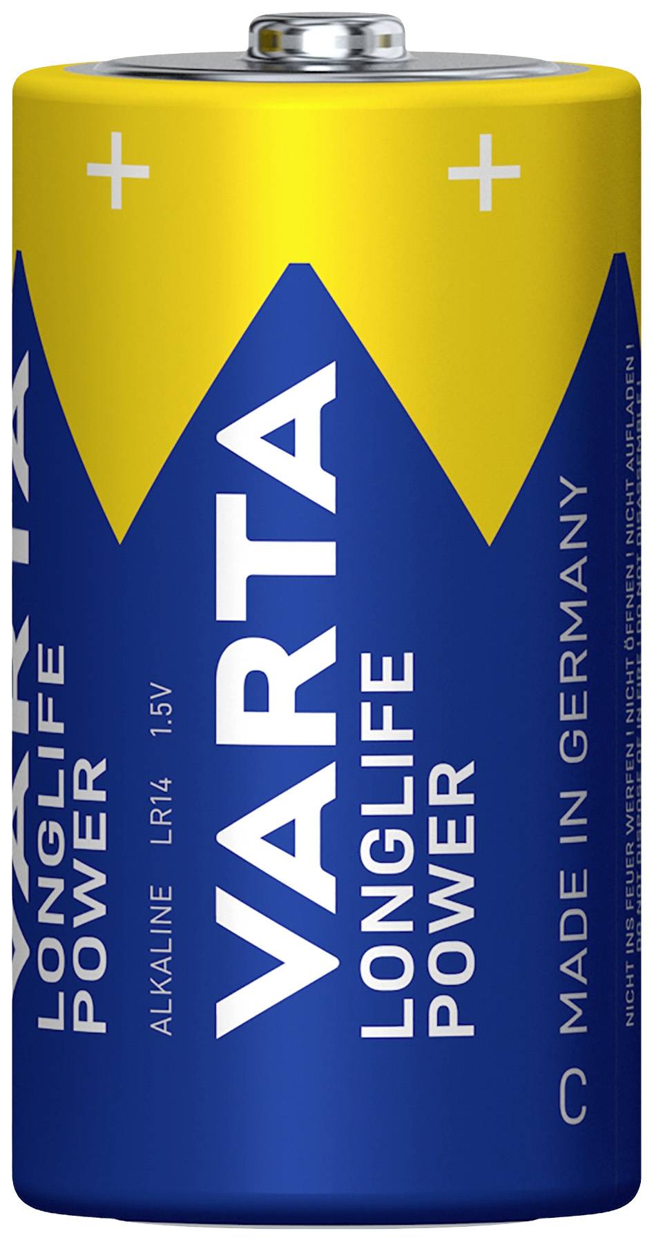 Varta LONGLIFE Power C Bli 2 Baby (C)-Batterie Alkali-Mangan 7800 mAh 1.5 V 2 St.