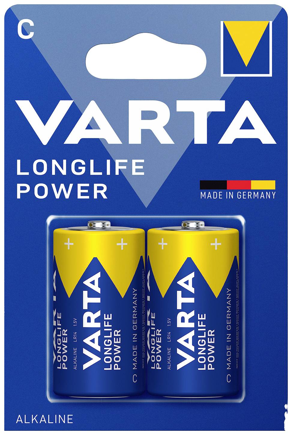 Varta LONGLIFE Power C Bli 2 Baby (C)-Batterie Alkali-Mangan 7800 mAh 1.5 V 2 St.