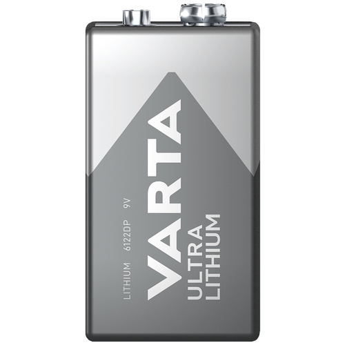 Varta LITHIUM 9V Bli 1 Pile 6LR61 (9V) lithium 1200 mAh 9 V 1 pc(s)