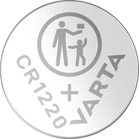 Varta Knopfzelle CR 1220 3V 35 mAh Lithium LITHIUM Coin CR1220 Bli 1 Varta Knopfzelle CR 1220 3V 35 mAh Lithium LITHIUM Coin CR1220 Bli 1