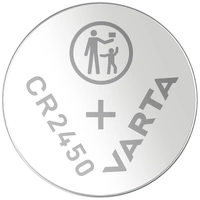 Varta Knopfzelle CR 2450 3V 1 St. 570 mAh Lithium LITHIUM Coin CR2450 Bli 1 Varta Knopfzelle CR 2450 3V 1 St. 570 mAh Lithium LITHIUM Coin CR2450 Bli 1