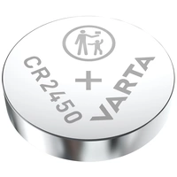 Varta Knopfzelle CR 2450 3V 1 St. 570 mAh Lithium LITHIUM Coin CR2450 Bli 1 Varta Knopfzelle CR 2450 3V 1 St. 570 mAh Lithium LITHIUM Coin CR2450 Bli 1