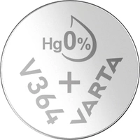 Varta Knopfzelle 364 1.55V 17 mAh Silberoxid SILVER Coin V364/SR60 Bli 1 Varta Knopfzelle 364 1.55V 17 mAh Silberoxid SILVER Coin V364/SR60 Bli 1