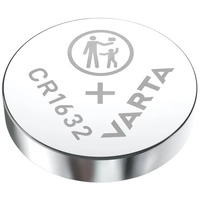 Varta Knopfzelle CR 1632 3V 1 St. 137 mAh Lithium LITHIUM Coin CR1632 Bli 1 Varta Knopfzelle CR 1632 3V 1 St. 137 mAh Lithium LITHIUM Coin CR1632 Bli 1