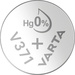 Pile bouton 371 oxyde d'argent Varta 30 mAh 1.55 V