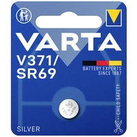 Varta Knopfzelle 371 1.55V 30 mAh Silberoxid SILVER Coin V371/SR69 Bli 1 Varta Knopfzelle 371 1.55V 30 mAh Silberoxid SILVER Coin V371/SR69 Bli 1