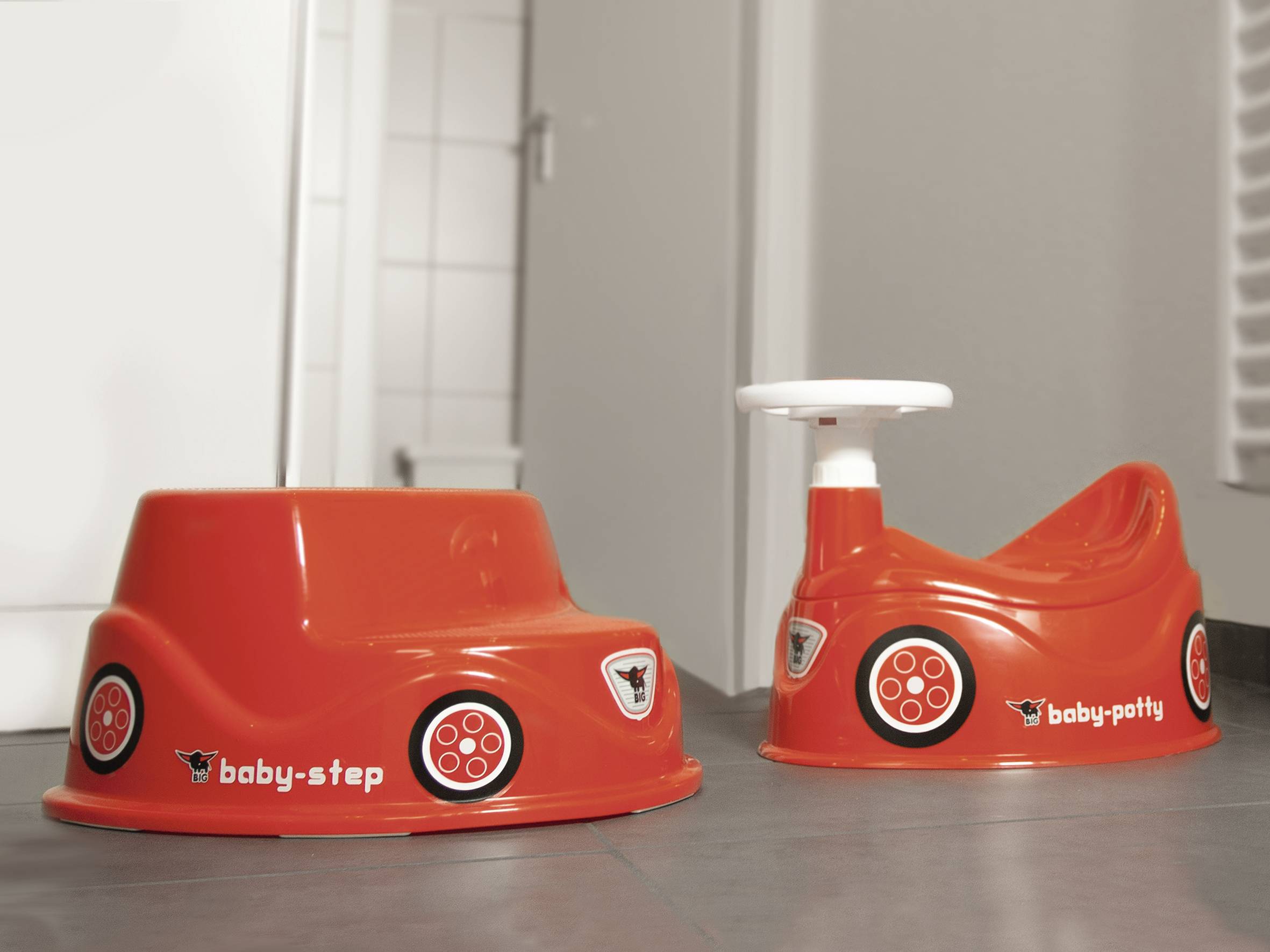 BIG Baby Töpfchen Rot mit Hupe