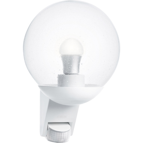Steinel L 585 S 005917 Applique extérieure avec détecteur de mouvement Ampoule à économie d'énergie, LED E27 60 W blanc
