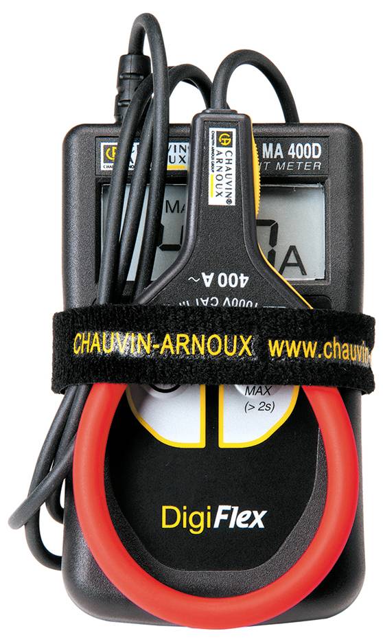 Chauvin Arnoux MA 400D-250 Stromzange, Hand-Multimeter digital CAT IV 600V Anzeige (Counts): 4000