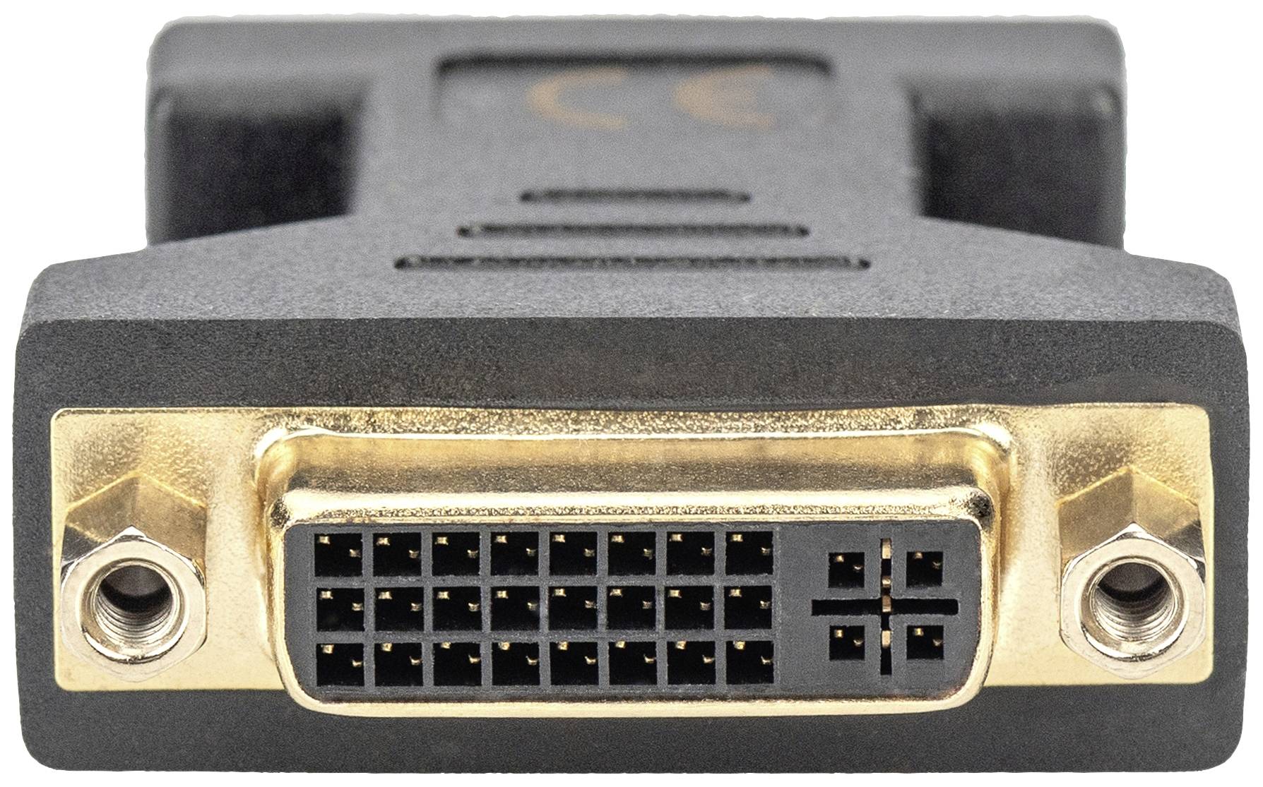 Digitus AK-320505-000-S DVI / VGA Adapter [1x DVI-Buchse 24+5pol. - 1x VGA-Stecker] Schwarz