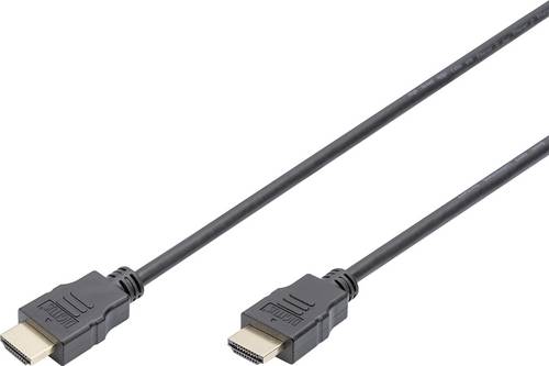 Digitus HDMI Anschlusskabel HDMI-A Stecker, HDMI-A Stecker 3.00 m Schwarz AK-330114-030-S 4K UHD, ve