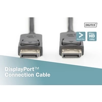 Digitus DisplayPort Anschlusskabel DisplayPort Stecker, DisplayPort Stecker 3.00m Schwarz AK-340103-030-S DisplayPort-Kabel Digitus DisplayPort Anschlusskabel DisplayPort Stecker, DisplayPort Stecker 3.00m Schwarz AK-340103-030-S DisplayPort-Kabel