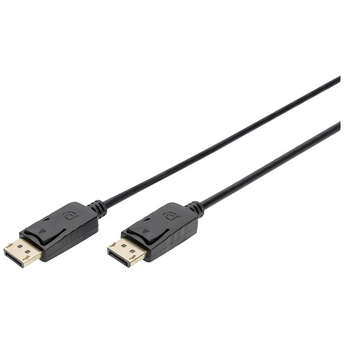 Digitus DisplayPort Anschlusskabel DisplayPort Stecker, DisplayPort Stecker 3.00m Schwarz AK-340103-030-S DisplayPort-Kabel