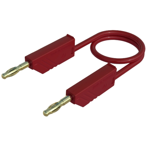 SKS Hirschmann MLN 50/2,5 RT Messleitung Lamellenstecker 4 mm Lamellenstecker 4 mm 0.50 m Rot 1 St. SKS Hirschmann MLN 50/2,5 RT Messleitung Lamellenstecker 4 mm Lamellenstecker 4 mm 0.50 m Rot 1 St.