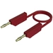 SKS Hirschmann MLN 50/2,5 RT Messleitung Lamellenstecker 4 mm Lamellenstecker 4 mm 0.50 m Rot 1 St. SKS Hirschmann MLN 50/2,5 RT Messleitung Lamellenstecker 4 mm Lamellenstecker 4 mm 0.50 m Rot 1 St.