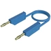 SKS Hirschmann MLN 200/2,5 BL Messleitung Lamellenstecker 4mm Lamellenstecker 4mm 2.00m Blau 1St. SKS Hirschmann MLN 200/2,5 BL Messleitung Lamellenstecker 4mm Lamellenstecker 4mm 2.00m Blau 1St.